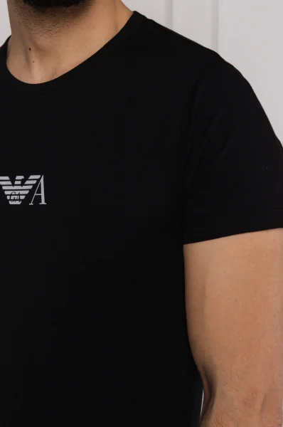 Тениска 2-pack Emporio Armani черен