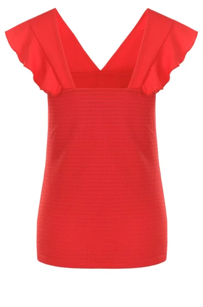 Блуза | Regular Fit Armani Exchange червен