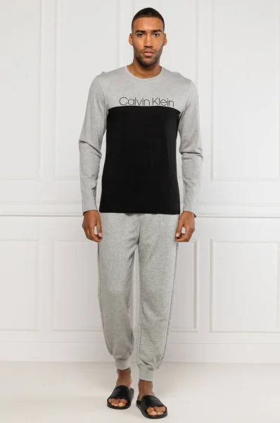 Пижама | Regular Fit Calvin Klein Underwear сив