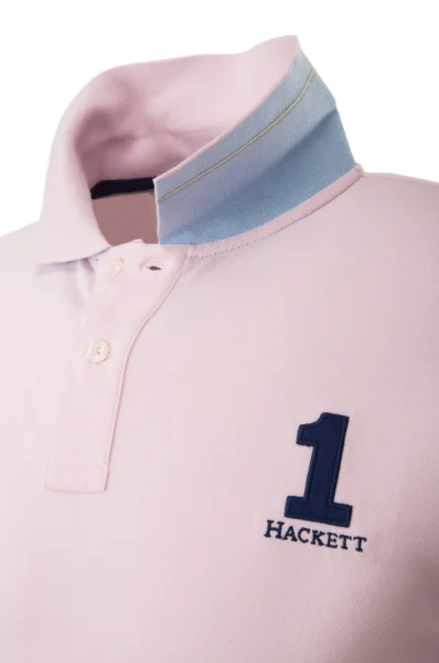 Поло/тениска с яка | Classic fit | pique Hackett London розов