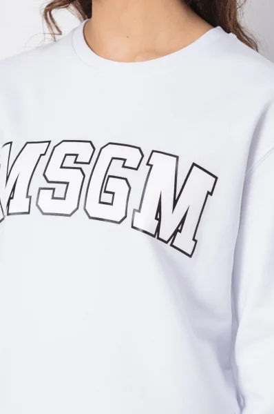 Суитчър/блуза | Regular Fit MSGM бял