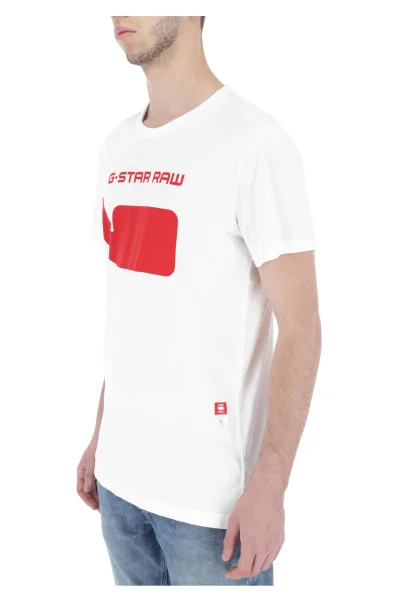 Тениска 07 r t s/s | Regular Fit G- Star Raw бял