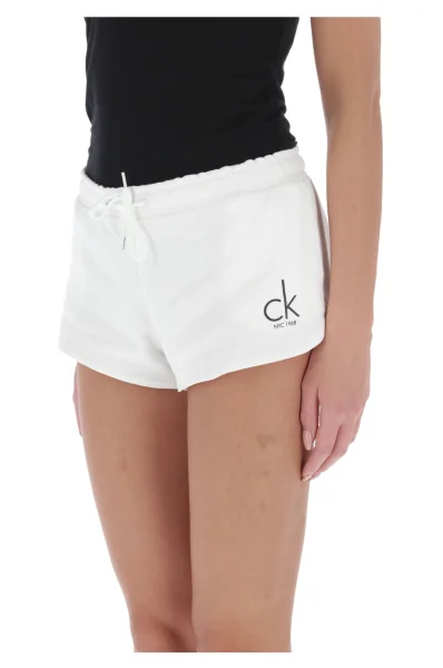 Шорти | Regular Fit Calvin Klein Swimwear бял