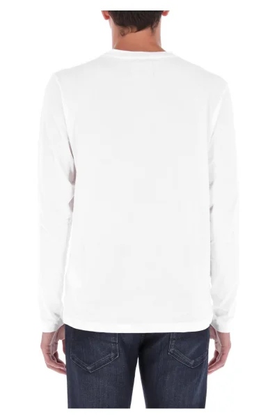 Блуза с дълъг ръкав | Regular Fit CALVIN KLEIN JEANS бял