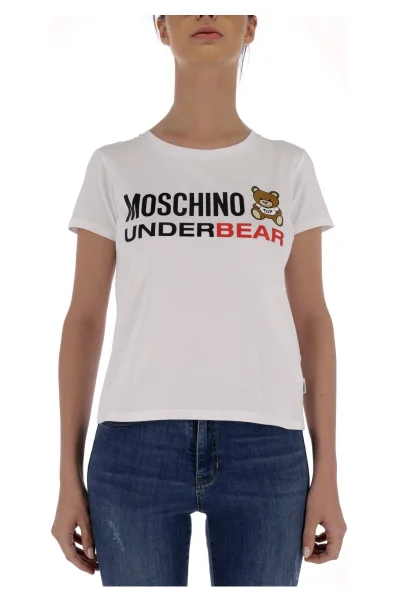 T-shirt | Regular Fit Moschino Underwear бял
