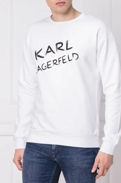 Суитчър/блуза | Regular Fit Karl Lagerfeld бял