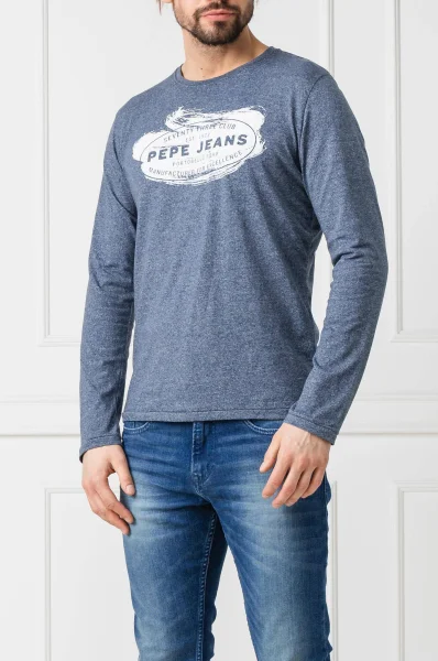 Блуза с дълъг ръкав BRAM | Regular Fit Pepe Jeans London син