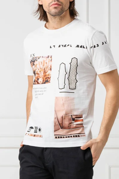 Тениска Tempuhr | Regular Fit BOSS ORANGE бял
