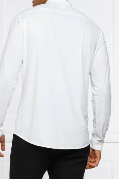 Риза BONAVENTURA | Slim Fit | stretch BOSS GREEN бял