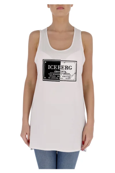 Блуза | Loose fit Iceberg бял
