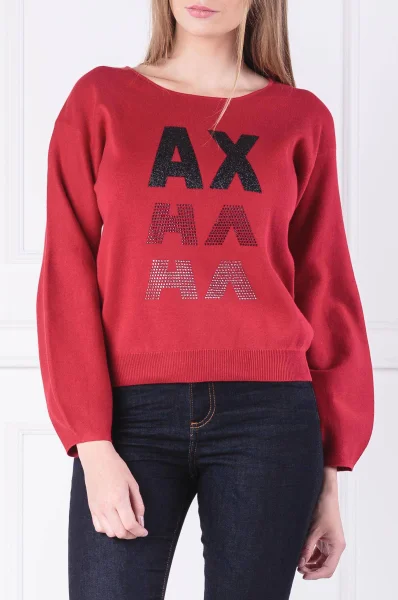 Пуловер | Regular Fit Armani Exchange червен