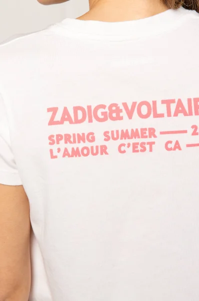 Тениска AZEDI AMOUR Zadig&Voltaire бял