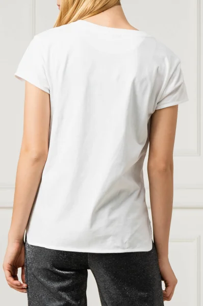 Тениска Dijala | Regular Fit HUGO бял