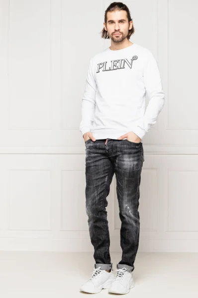 Суитчър/блуза | Regular Fit Philipp Plein бял