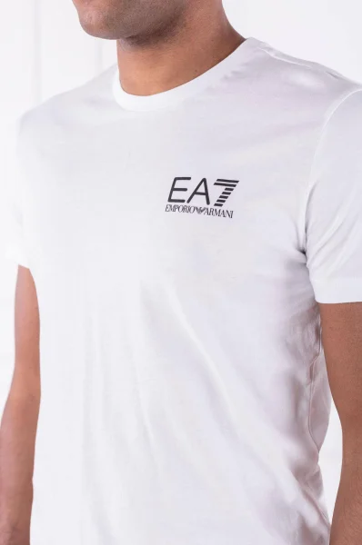 T-shirt | Regular Fit EA7 бял
