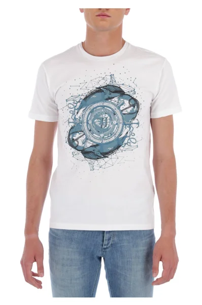 T-shirt | Regular Fit Trussardi бял