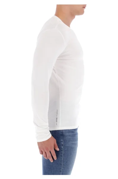 Блуза с дълъг ръкав GOTH | Extra slim fit GUESS бял