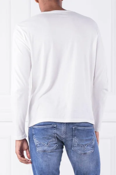 Блуза с дълъг ръкав | Regular Fit Pepe Jeans London бял