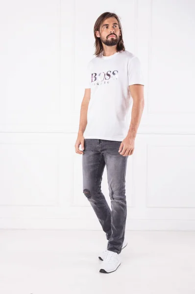 Тениска Tyger | Regular Fit BOSS ORANGE бял