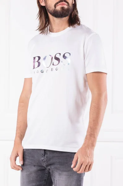 Тениска Tyger | Regular Fit BOSS ORANGE бял