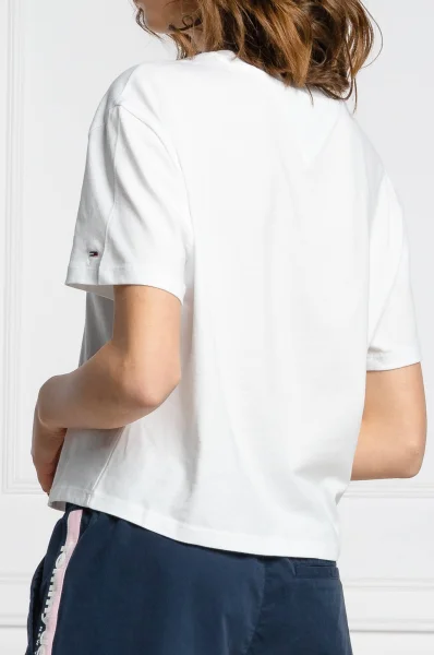 Тениска | Loose fit Tommy Jeans бял