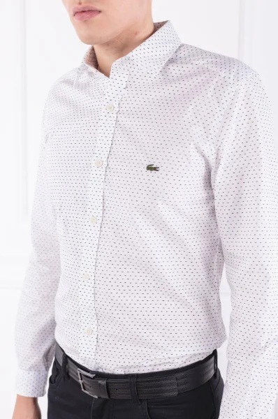 Риза | Slim Fit Lacoste бял