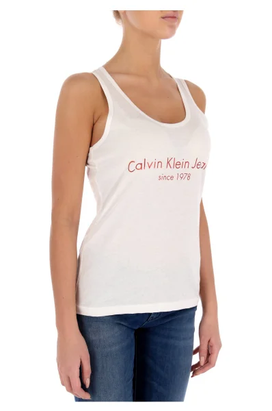 Блуза | Regular Fit CALVIN KLEIN JEANS бял