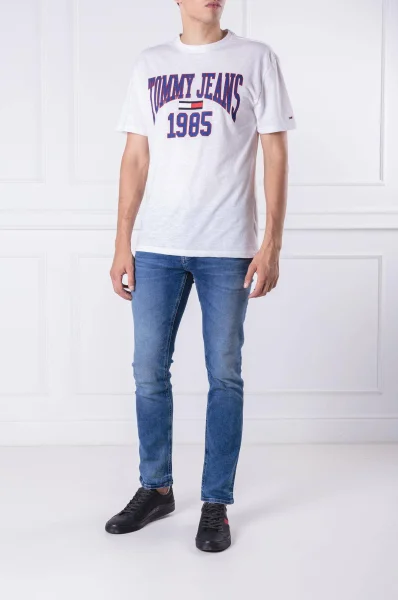 Тениска | Regular Fit Tommy Jeans бял