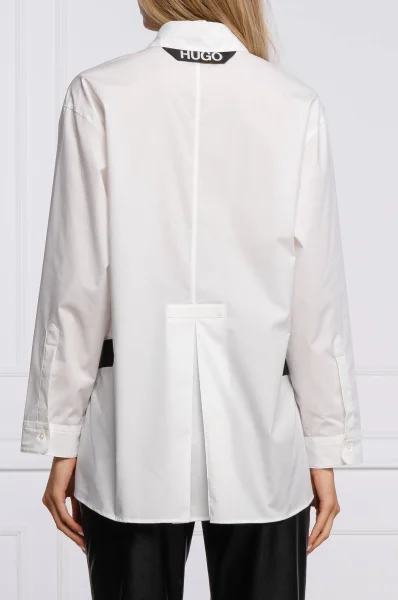 Риза Eartha | Regular Fit HUGO бял