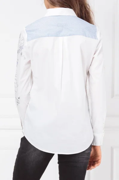 Риза DAVINIA | Regular Fit Desigual бял