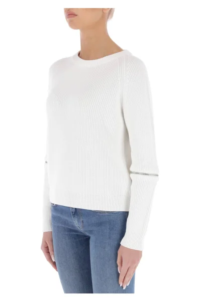 Пуловер Sailey | Regular Fit HUGO бял