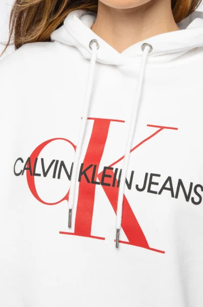 Суитчър/блуза | Regular Fit CALVIN KLEIN JEANS бял