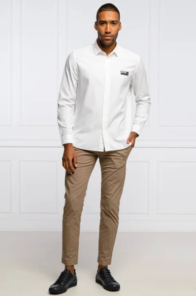 Риза Emero | Straight fit HUGO бял