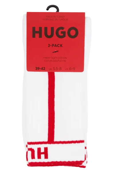 Чорапи 2-pack Hugo Bodywear бял