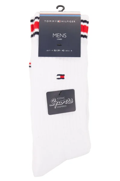 Чорапи 2-pack iconic Tommy Hilfiger бял