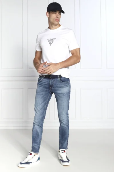 Тениска JIMMY | Slim Fit GUESS бял