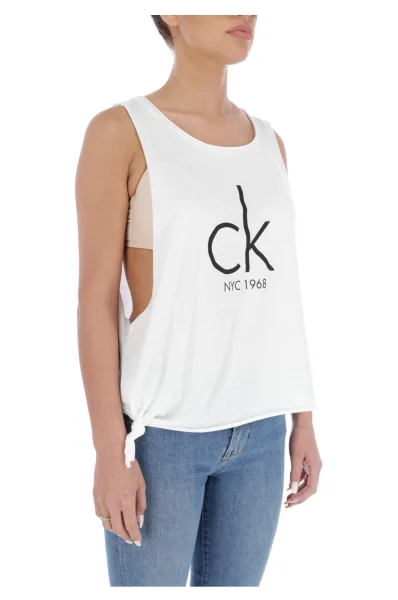 Блуза | Regular Fit Calvin Klein Swimwear бял
