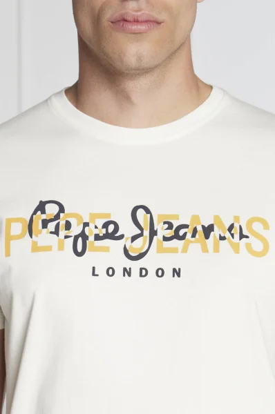 Тениска THIERRY | Regular Fit Pepe Jeans London бял