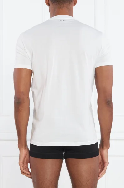 Тениска 3-pack | Regular Fit Dsquared2 бял