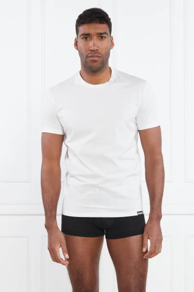 Тениска 3-pack | Regular Fit Dsquared2 бял