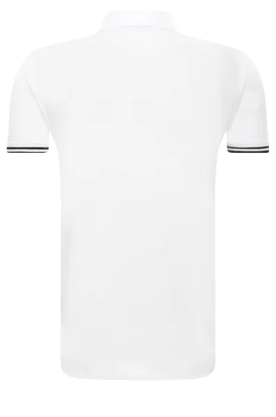 Поло/тениска с яка | Regular Fit Lagerfeld бял