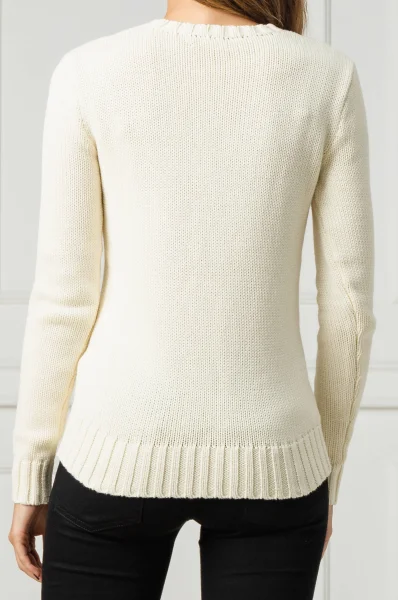 Пуловер | Regular Fit POLO RALPH LAUREN бял