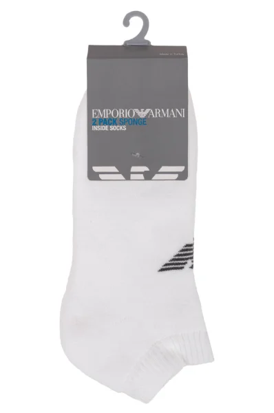 Чорапи 2-pack Emporio Armani бял