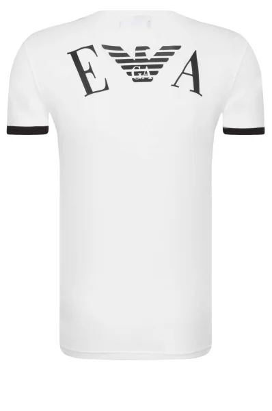 Тениска | Slim Fit Emporio Armani бял