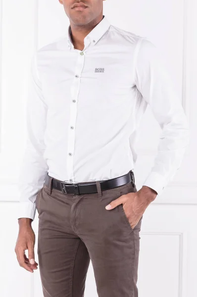 Риза BIADO_R | Regular Fit BOSS GREEN бял
