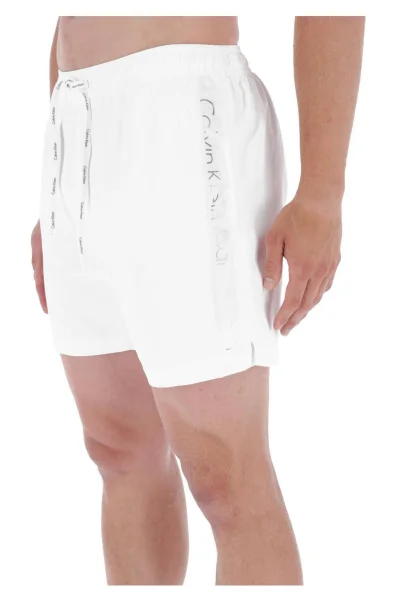 Шорти бански MEDIUM DRAWSTRING | Regular Fit Calvin Klein Swimwear бял