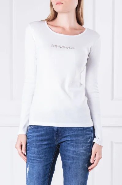 Блуза | Slim Fit MAX&Co. бял