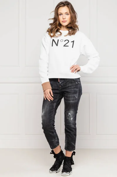 Суитчър/блуза | Loose fit N21 бял