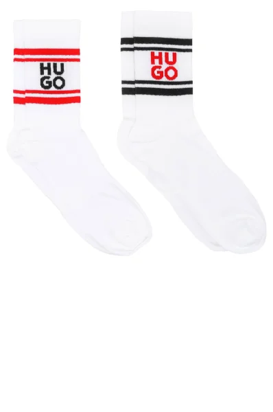 Чорапи 2-pack 2P QS GIFTSET Hugo Bodywear бял