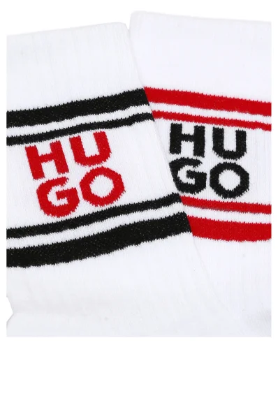 Чорапи 2-pack 2P QS GIFTSET Hugo Bodywear бял